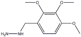 1-[(2,3,4-trimethoxyphenyl)methyl]hydrazine Structure