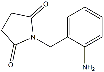 1-[(2-aminophenyl)methyl]pyrrolidine-2,5-dione 구조식 이미지