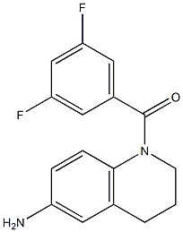 1-[(3,5-difluorophenyl)carbonyl]-1,2,3,4-tetrahydroquinolin-6-amine Structure