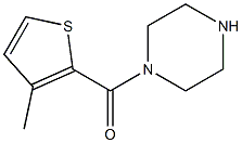 1-[(3-methylthien-2-yl)carbonyl]piperazine 구조식 이미지