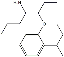 1-[(4-aminoheptan-3-yl)oxy]-2-(butan-2-yl)benzene 구조식 이미지