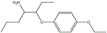 1-[(4-aminoheptan-3-yl)oxy]-4-ethoxybenzene 구조식 이미지