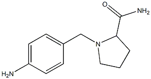 1-[(4-aminophenyl)methyl]pyrrolidine-2-carboxamide 구조식 이미지