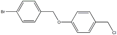 1-[(4-bromophenyl)methoxy]-4-(chloromethyl)benzene 구조식 이미지