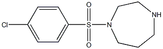 1-[(4-chlorophenyl)sulfonyl]-1,4-diazepane Structure