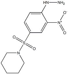 1-[(4-hydrazino-3-nitrophenyl)sulfonyl]piperidine Structure