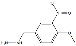 1-[(4-methoxy-3-nitrophenyl)methyl]hydrazine Structure