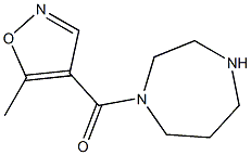 1-[(5-methylisoxazol-4-yl)carbonyl]-1,4-diazepane Structure