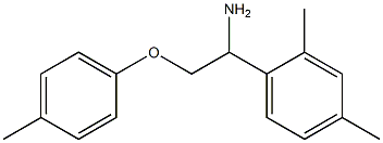 1-[1-amino-2-(4-methylphenoxy)ethyl]-2,4-dimethylbenzene Structure