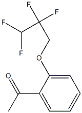 1-[2-(2,2,3,3-tetrafluoropropoxy)phenyl]ethan-1-one 구조식 이미지