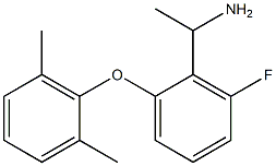 1-[2-(2,6-dimethylphenoxy)-6-fluorophenyl]ethan-1-amine Structure