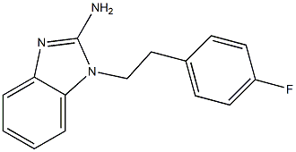 1-[2-(4-fluorophenyl)ethyl]-1H-1,3-benzodiazol-2-amine Structure
