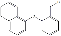 1-[2-(chloromethyl)phenoxy]naphthalene 구조식 이미지