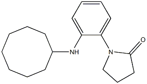 1-[2-(cyclooctylamino)phenyl]pyrrolidin-2-one 구조식 이미지