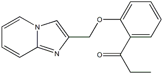 1-[2-(imidazo[1,2-a]pyridin-2-ylmethoxy)phenyl]propan-1-one Structure