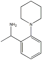 1-[2-(piperidin-1-yl)phenyl]ethan-1-amine Structure