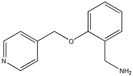 1-[2-(pyridin-4-ylmethoxy)phenyl]methanamine 구조식 이미지