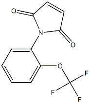 1-[2-(trifluoromethoxy)phenyl]-2,5-dihydro-1H-pyrrole-2,5-dione Structure