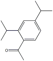 1-[2,4-bis(propan-2-yl)phenyl]ethan-1-one Structure