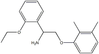 1-[2-amino-2-(2-ethoxyphenyl)ethoxy]-2,3-dimethylbenzene Structure