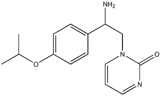 1-[2-amino-2-(4-isopropoxyphenyl)ethyl]pyrimidin-2(1H)-one 구조식 이미지