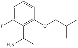 1-[2-fluoro-6-(2-methylpropoxy)phenyl]ethan-1-amine Structure