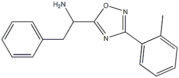 1-[3-(2-methylphenyl)-1,2,4-oxadiazol-5-yl]-2-phenylethan-1-amine Structure