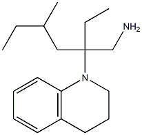 1-[3-(aminomethyl)-5-methylheptan-3-yl]-1,2,3,4-tetrahydroquinoline Structure