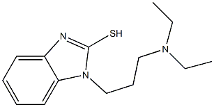 1-[3-(diethylamino)propyl]-1H-1,3-benzodiazole-2-thiol Structure