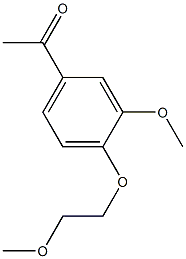 1-[3-methoxy-4-(2-methoxyethoxy)phenyl]ethanone Structure