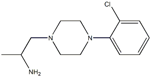 1-[4-(2-chlorophenyl)piperazin-1-yl]propan-2-amine Structure