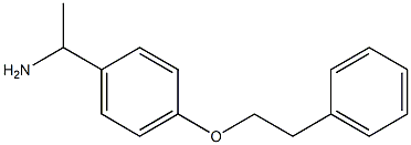 1-[4-(2-phenylethoxy)phenyl]ethanamine 구조식 이미지