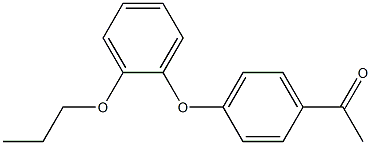 1-[4-(2-propoxyphenoxy)phenyl]ethan-1-one Structure