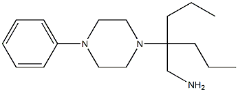 1-[4-(aminomethyl)heptan-4-yl]-4-phenylpiperazine 구조식 이미지