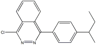 1-[4-(butan-2-yl)phenyl]-4-chlorophthalazine 구조식 이미지