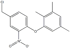 1-[4-(chloromethyl)-2-nitrophenoxy]-2,3,5-trimethylbenzene Structure