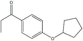 1-[4-(cyclopentyloxy)phenyl]propan-1-one Structure