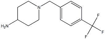 1-{[4-(trifluoromethyl)phenyl]methyl}piperidin-4-amine Structure