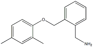 1-{2-[(2,4-dimethylphenoxy)methyl]phenyl}methanamine 구조식 이미지