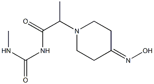 1-{2-[4-(hydroxyimino)piperidin-1-yl]propanoyl}-3-methylurea 구조식 이미지