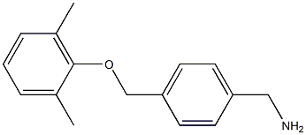 1-{4-[(2,6-dimethylphenoxy)methyl]phenyl}methanamine 구조식 이미지