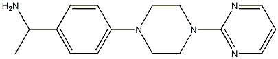 1-{4-[4-(pyrimidin-2-yl)piperazin-1-yl]phenyl}ethan-1-amine Structure