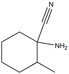 1-amino-2-methylcyclohexanecarbonitrile Structure