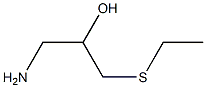 1-amino-3-(ethylsulfanyl)propan-2-ol 구조식 이미지