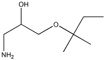 1-amino-3-[(2-methylbutan-2-yl)oxy]propan-2-ol 구조식 이미지