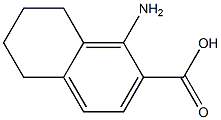 1-amino-5,6,7,8-tetrahydronaphthalene-2-carboxylic acid Structure