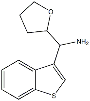 1-benzothiophen-3-yl(oxolan-2-yl)methanamine 구조식 이미지