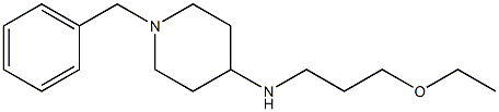 1-benzyl-N-(3-ethoxypropyl)piperidin-4-amine 구조식 이미지