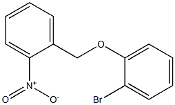 1-bromo-2-[(2-nitrobenzyl)oxy]benzene Structure