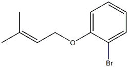 1-bromo-2-[(3-methylbut-2-en-1-yl)oxy]benzene Structure